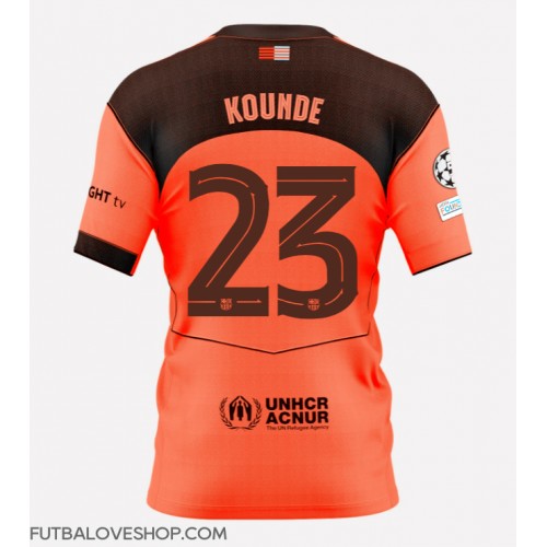 Dres Barcelona Jules Kounde #23 Tretina 2025-26 Krátky Rukáv